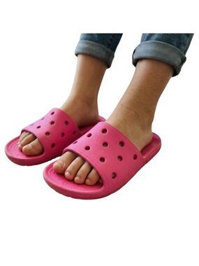 Crocs Hot Pink Girl’s Size C12 Slide Sandals